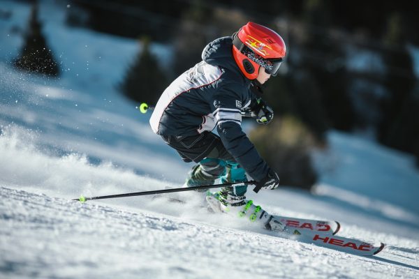 Children skating on ice is trending sport